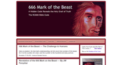 Desktop Screenshot of 666markbeast.com
